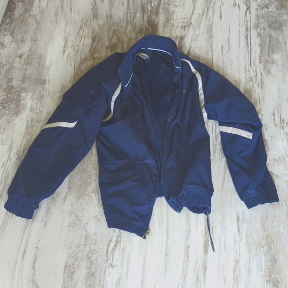 Nike Medium Blue & White Windbreaker Jacket